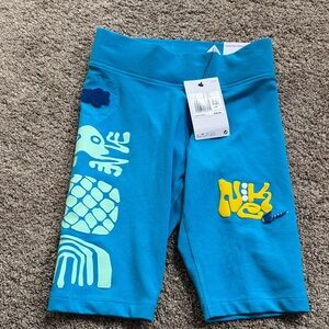 Nike Kids Turquoise Graphic Shorts
